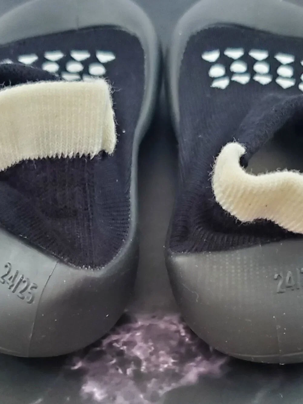 Baby Sock Shoes Toddler Walking Shoes Infant Non-Slip Slippers Size  18-24 mos